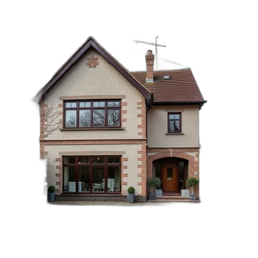 building, 3d render, photorealistic, bedrooms transparent PNG cut-out