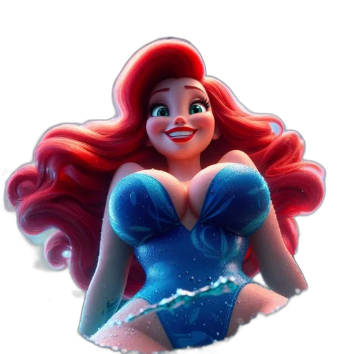 crown, dress, concept art, 3d render transparent PNG cut-out