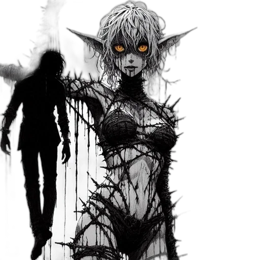 creature, concept art, fantasy art, comic book art transparent PNG cut-out