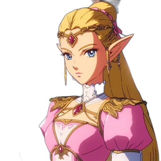 crown, dress, staff, face transparent PNG cut-out