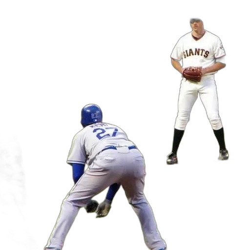 creature, baseball, player, standing transparent PNG cut-out