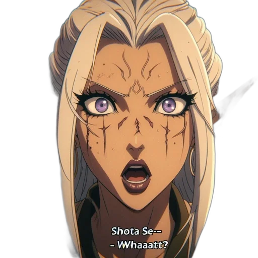 face, mask, hair, shoes transparent PNG cut-out