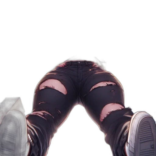 shoes, creature, weapon, jacket transparent PNG cut-out