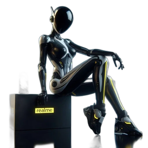 robot, furniture, jewelry, cyberpunk transparent PNG cut-out
