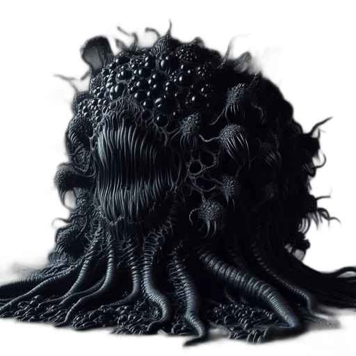 hair, mask, crown, creature transparent PNG cut-out