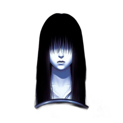 hair, face, mask, creature transparent PNG cut-out