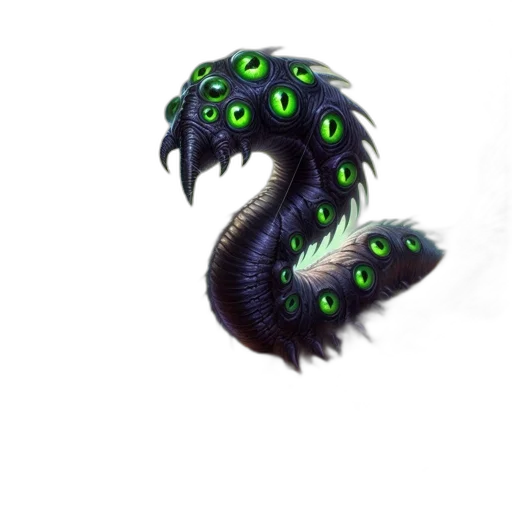 creature, dragon, staff, animal transparent PNG cut-out