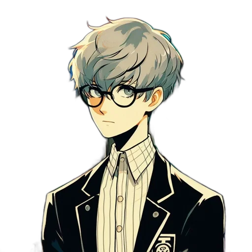 staff, jacket, cartoon, anime transparent PNG cut-out