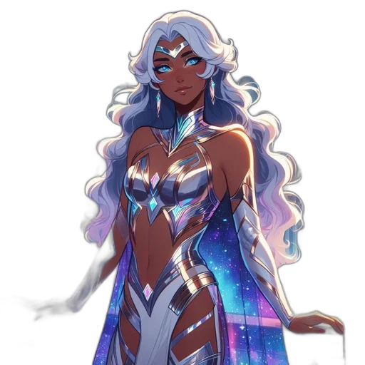 dress, staff, fantasy art, concept art transparent PNG cut-out