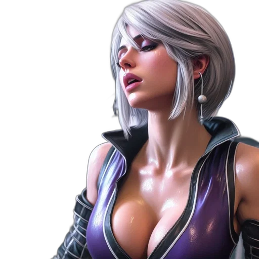 jacket, face, fantasy art, concept art transparent PNG cut-out