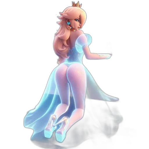 dress, concept art, 3d render, fantasy art transparent PNG cut-out
