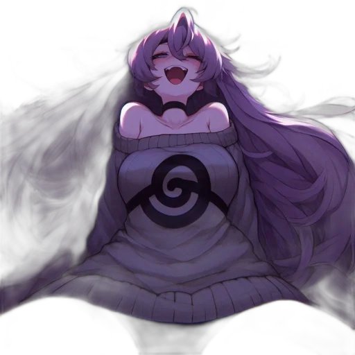 mask, dress, creature, staff transparent PNG cut-out