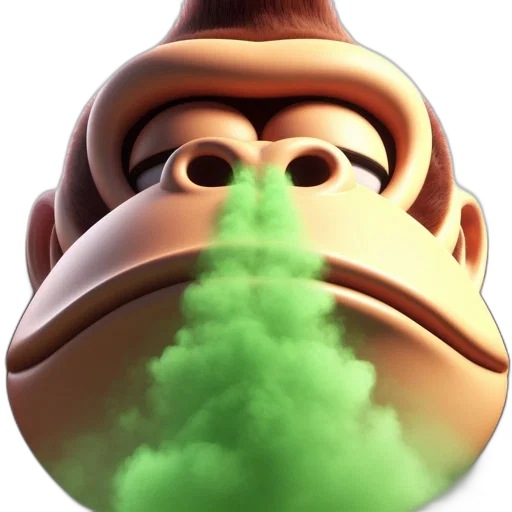 face, creature, mask, staff transparent PNG cut-out