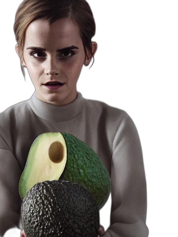 jacket, emma, watson, head transparent PNG cut-out