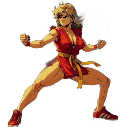 concept art, comic book art, pixel art, anime transparent PNG cut-out
