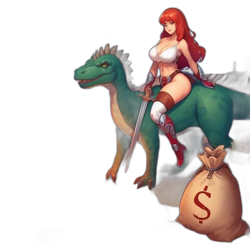 dragon, fantasy art, concept art, pixel art transparent PNG cut-out