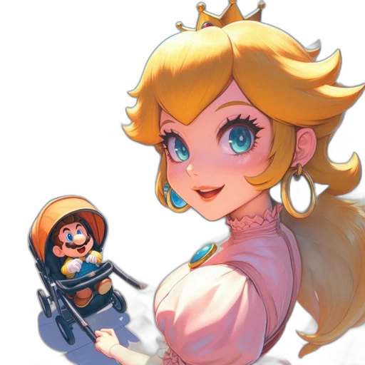 crown, dress, weapon, robot transparent PNG cut-out