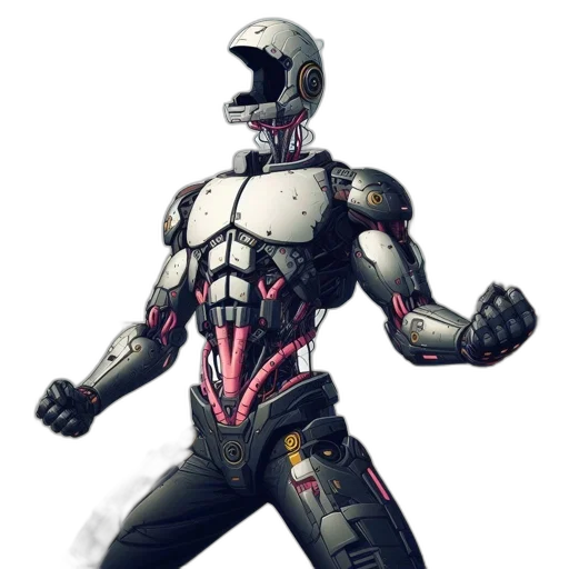 robot, mask, creature, concept art transparent PNG cut-out