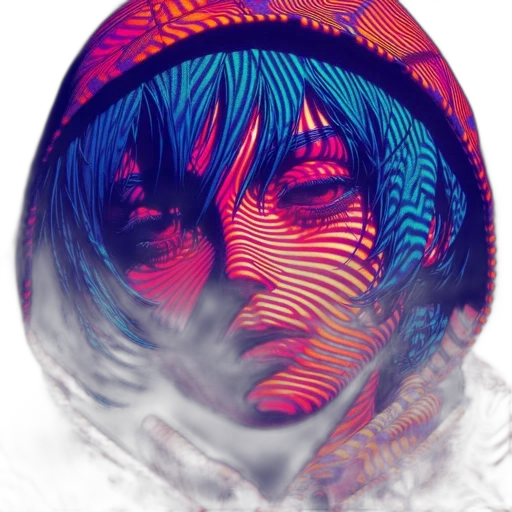 face, mask, hat, jacket transparent PNG cut-out