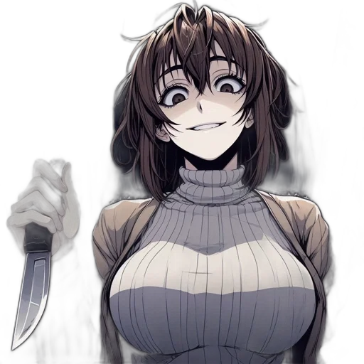 dress, robot, staff, weapon transparent PNG cut-out