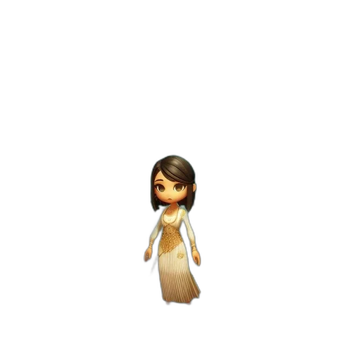 staff, dress, jewelry, hair transparent PNG cut-out