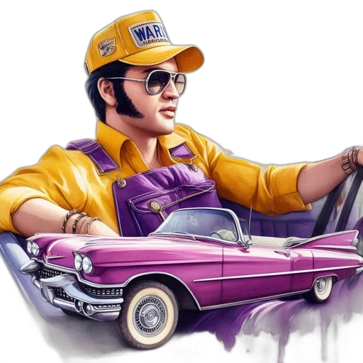 car, jacket, concept art, photorealistic transparent PNG cut-out