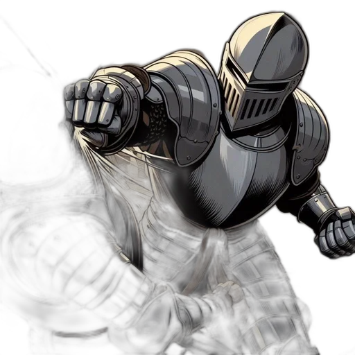 robot, concept art, comic book art, fantasy art transparent PNG cut-out