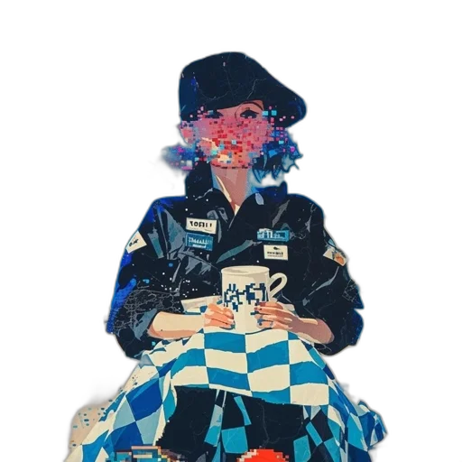 dress, jacket, mask, hat transparent PNG cut-out