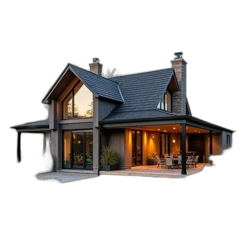 building, furniture, 3d render, photorealistic transparent PNG cut-out