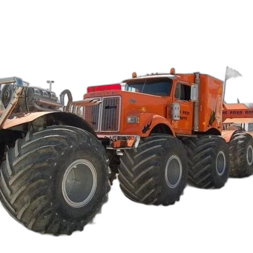 concept art, 3d render, orange, monster transparent PNG cut-out