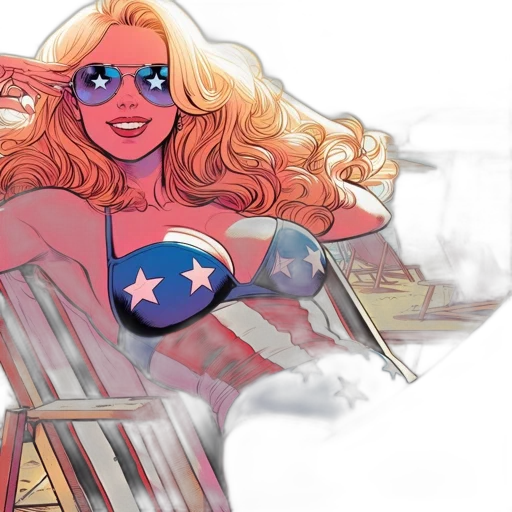 comic book art, concept art, cartoon, watercolor transparent PNG cut-out