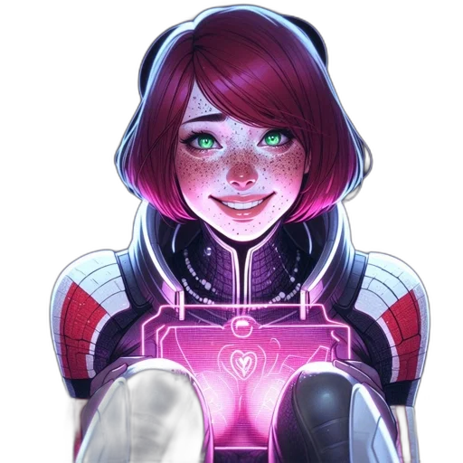 robot, face, jacket, concept art transparent PNG cut-out