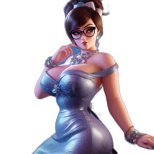 dress, staff, concept art, fantasy art transparent PNG cut-out