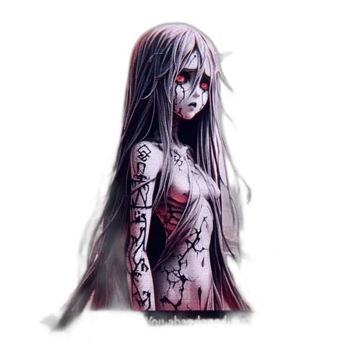 dress, creature, concept art, comic book art transparent PNG cut-out