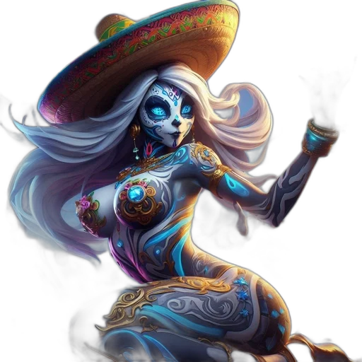 mask, staff, fantasy art, concept art transparent PNG cut-out