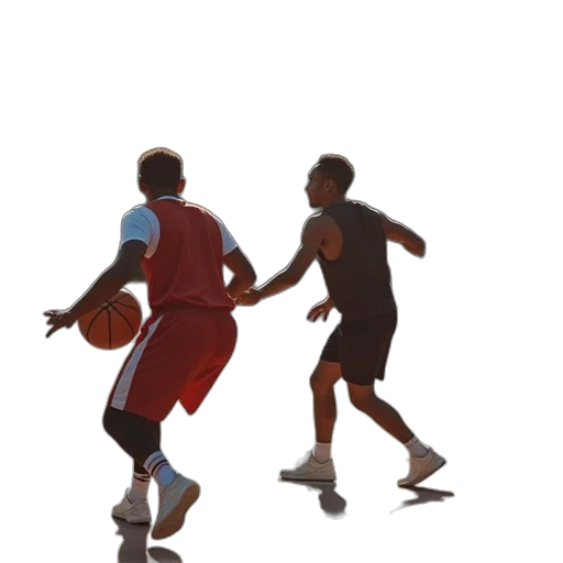 concept art, 3d render, two, men transparent PNG cut-out