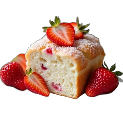 food, crown, 3d render, photorealistic transparent PNG cut-out