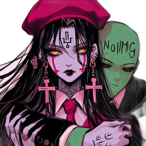 comic book art, cyberpunk, concept art, anime transparent PNG cut-out