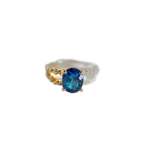 jewelry, crown, blue, gold transparent PNG cut-out