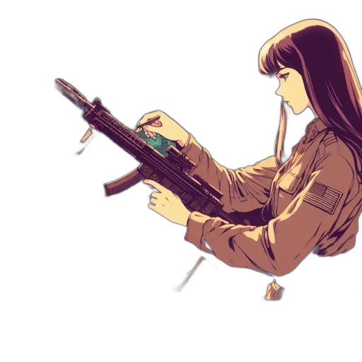 weapon, jacket, staff, sword transparent PNG cut-out