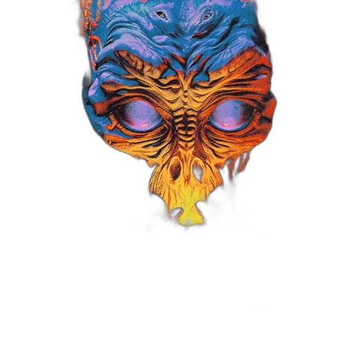 mask, face, creature, jewelry transparent PNG cut-out