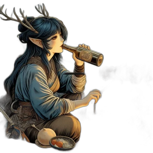 dragon, fantasy art, concept art, watercolor transparent PNG cut-out