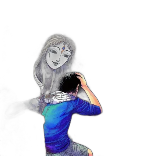 mask, dress, face, creature transparent PNG cut-out