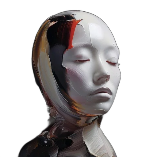 mask, robot, face, jewelry transparent PNG cut-out