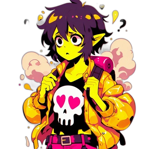 jacket, creature, pixel art, concept art transparent PNG cut-out