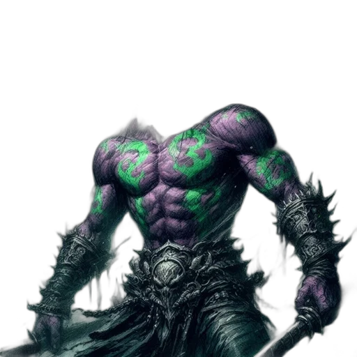 sword, creature, weapon, fantasy art transparent PNG cut-out