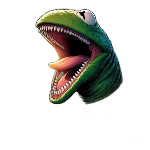 creature, dragon, animal, face transparent PNG cut-out