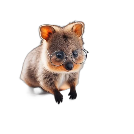animal, staff, creature, photorealistic transparent PNG cut-out