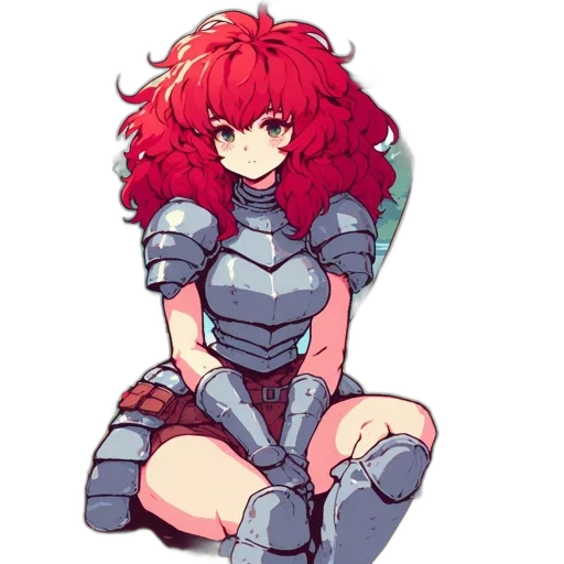 robot, dress, dragon, sword transparent PNG cut-out