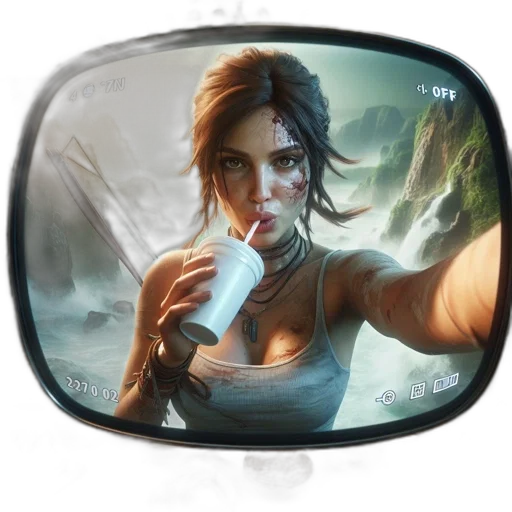 face, concept art, fantasy art, photorealistic transparent PNG cut-out
